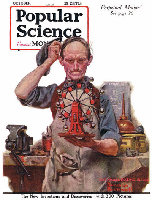 Norman Rockwell 1920 Perpetual Motion Magazine Cover
